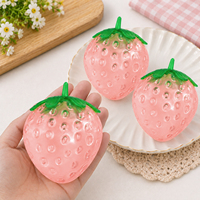 Jouet anti-stress Vaseline Fraise, boule à presser malléable, unisexe, pour les enfants de 5 ans et plus