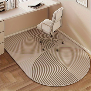 Tapis de chaise de bureau moderne minimaliste en <span class=keywords><strong>velours</strong></span> cristal, fabriqué à la machine, antidérapant, résistant aux taches, insonorisant, pour salle informatique et sol de bureau - Product Image 3