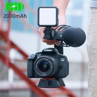 Ulanzi VL49 Mini A MENÉ LA Lumière Vidéo 2000mAh Batterie au Lithium Intégrée LED 49 Dimmable Caméra Portable Lumière pour Canon REFLEX Nikon