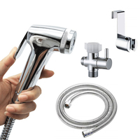 Douchette WC murale moderne en plastique ABS haute pression avec adaptateur en T – Garantie 1 an