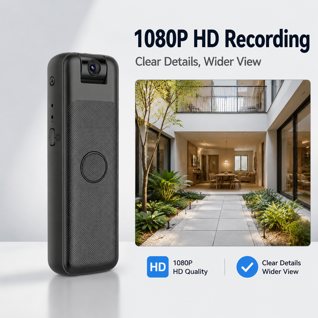Portable Mini Pocket Action camera 1080p Video Audio Recording Wearable Personal Security Night Vision 30m Waterproof