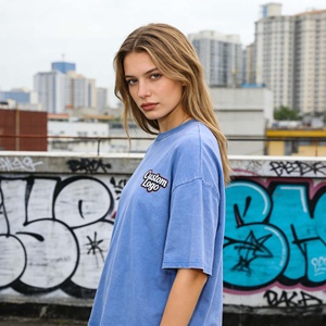 T-shirts à manches courtes pour hommes, style streetwear, coupe classique, 100% coton respirant, écologiques, avec logo personnalisé - Product Image 4