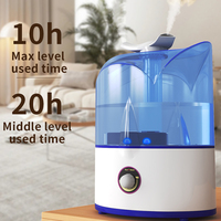 Humidificateur d'arômes électrique LED en plastique, ultrasonique, à brume froide, désinfectant, 3,5 L, portable, pour hôtel, vente en gros usine