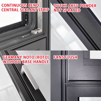 Ventanas Corredizas de Aluminio de la Serie HN de WEIDUN, Elegantes y Modernas, con Vidrio Templado, Diseño Gráfico Ultra Delgado
