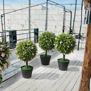 Nova Planta Artificial em Vaso, Flor Plástica Bonsai, Decoração para Casa, Plantas e Flores Verdes, Ornamentos de Flores Artificiais - Product Image 3