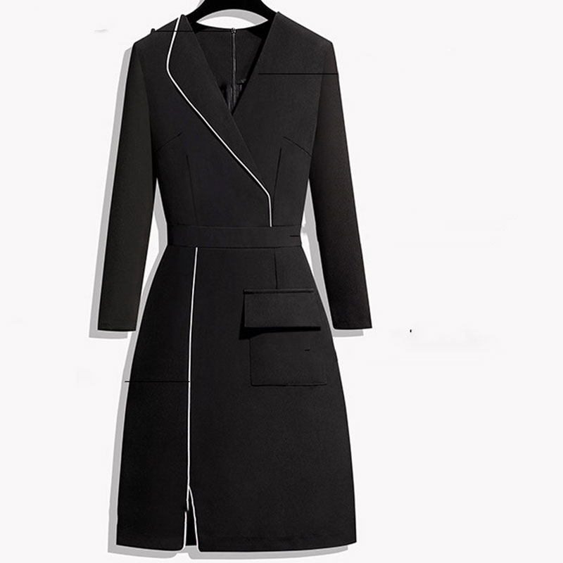 Fashion professional women business ladies suit women hotel recepit uniforms High-end SPA uniform