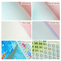 Ml-C120 5D DIY Kit de Peinture Mosaïque Fille Attrayante avec Perles de Résine de Haute Qualité