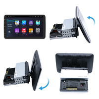 Universel Android Single Din Écran Rotatif Voiture Stéréo Écran Tactile 10.1 ''Rotatif Autoradio Lecteur DVD Voiture Media Carplay Auto