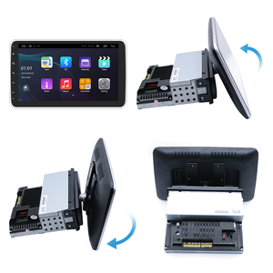 Universal <span class=keywords><strong>Android</strong></span> Single Din pantalla giratoria coche estéreo pantalla táctil 10,1 ''giratorio coche Radio REPRODUCTOR DE DVD coche medios Carplay <span class=keywords><strong>Auto</strong></span> - Product Image 5