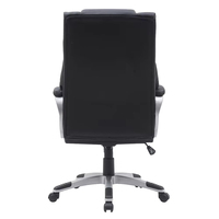 Chaise de bureau moderne design à dossier haut réglable en hauteur ergonomique en cuir avec maille tournante chaise de bureau Guest Manager