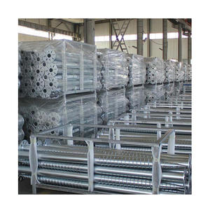 Angels <span class=keywords><strong>GS105</strong></span> prix extrêmement bas 76*1200mm vis de terre en acier galvanisé 11 $/PC pieux de vis hélicoïdales au sol pour les fondations solaires - Product Image 4