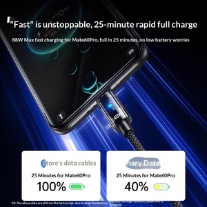 240W Fast Charging <b>Cable</b> Braided Weaving USB Type-C <b>Cable</b> <b>for</b> Phone & Car, Durable Flash Charging - Product Image 5