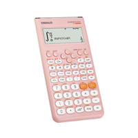 Calculatrice scientifique rose OS-991ES PLUS N, 417 fonctions, pour étudiants, écoles, vente au détail et en gros, affichage 10+2 chiffres
