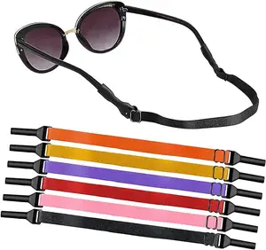 Corde élastique en silicone pour lunettes Sangle réglable pour lunettes de sport solide Sangle pour lunettes de sport antidérapante et anti-chute