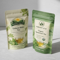 Sachet refermable personnalisé avec logo, vide, en aluminium, anti-humidité, pour thé en vrac, aliments pour animaux, lait