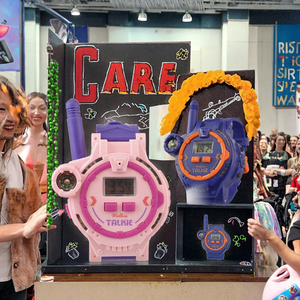 YIZHI -200M HD นาฬิกาอินเตอร์คอมระยะไกล วอล์คกี้ทอล์คกี้ ของขวัญเพื่อการศึกษา ของเล่นพลาสติกสำหรับเด็ก รุ่น GX-XL(S)24/0027 ผลิตในประเทศจีน - Product Image 3