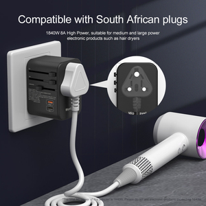 Wontravel Newest Product 35W PD Fast Charger <strong>Universal</strong> Travel <strong>Adaptor</strong> 3usb Dual Type c Adapter Plug - Product Image 3