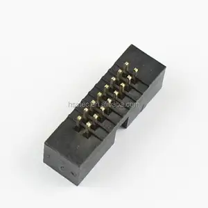 1.27mm 2x8 Pin 16 Pin 2*8P DIP erkek kefen PCB kutusu başlık IDC konektörü