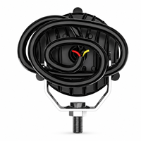 Phare antibrouillard LED pour moto, projecteur en aluminium, feux de conduite antibrouillard, phare de SUV