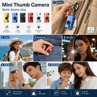 Appareil photo numérique miniature portable pour enfants et adultes, rechargeable, avec fonction vidéo, pour garçons et filles