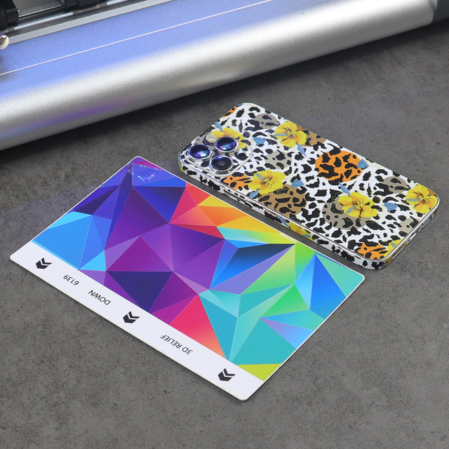 Factory Direct Custom PVC 3D Phone Back Skin Film Sticker with Low MOQ & Sample