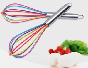 Chất Lượng Cao Nhà Máy Bền Đầy Màu Sắc Của Nhãn Hiệu Silicon Thép Không Gỉ Đánh Trứng Beater Bóng Đánh Trứng Cho Đánh Đập - Product Image 2