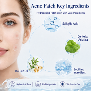 CL Cerotti Idrocolloidali Coreani Personalizzati Invisibili con Acido Salicilico per Acne e Brufoli, Migliori Cerotti Rotondi Carini Anti-Acne per Tutto il Viso - Product Image 4