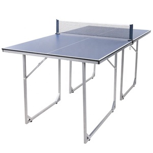 Mini Tavolo <span class=keywords><strong>da</strong></span> <span class=keywords><strong>Ping</strong></span> <span class=keywords><strong>Pong</strong></span> in MDF 12mm, <span class=keywords><strong>Dimensioni</strong></span> 2060x1150x760mm, Telaio in Acciaio 20x30mm, Gambe in Acciaio 25x25mm, Include Kit Accessori - Product Image 1
