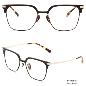 แว่นสายตา BW3011 รุ่นพรีเมียม ทำจากอะลูมิเนียมด้าน พร้อมแผ่นรองจมูกซิลิโคนปรับได้ เหมาะสำหรับทุกเพศทุกวัย ใช้ได้ทั้งขับรถและแฟชั่น - Product Image 5