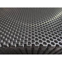 Maille d'écran perforée en métal hexagonal largement utilisé Maille métallique de gril de haut-parleur perforé Micro cercle galvanisé