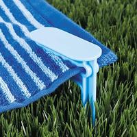 Clips de fixation en plastique pour extérieur, résistants au vent, pour serviettes de plage, couvertures de pique-nique, pour sable, herbe, camping