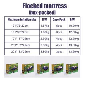 Cama de Aire Autoinflable Automática con Bomba Incorporada Muebles para el Hogar Colchón Inflable Conveniente para Uso Exterior y Camping - Product Image 6