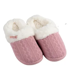 Serviço de compras Online china perfeito em mão de obra de primeira-classe não-slip-resistente ao desgaste chinelos de algodão das mulheres