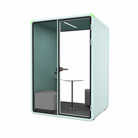 Cabine téléphonique insonorisée modulaire pour centre commercial, bibliothèque, école, bureau, isolation acoustique pour les appels