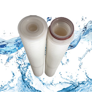 ไส้กรองน้ำแบบจีบทำจากโพลีโพรพิลีนขนาด 0.2 ไมครอน ทนทานต่อสารกันแสง/แอลกอฮอล์/สารกัดกร่อน พร้อมมาตรฐานการกรองระดับสูงสุด 0.04 - Product Image 1