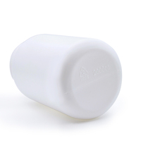 Bouteille d'échantillon de laboratoire à large ouverture en PEHD - Bouchon à vis hermétique pour le stockage de produits chimiques et de comprimés