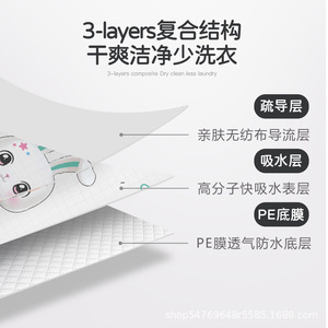 Disposable Baby Bibs Rectangular Animal Pattern JDF 01 For 0 6m Child Feeding - Product Image 1