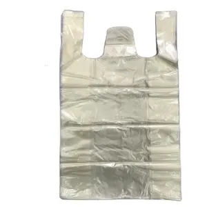 PVAホット水溶性の袋卸売生分解性Tシャツバッグ