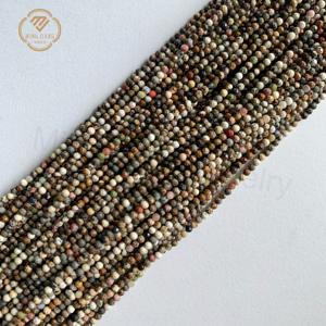 Perline Sciolte Sfacettate Rotonde in Pietra Naturale da 2mm in Vari Stili Perline Lucidate con Foro Passante Accessori per Gioielli Fai da Te Piccole Perline Rotonde - Product Image 5