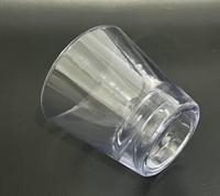 Verres à shot en plastique AS épais de 30 ml (1 oz) pour la vente en gros, avec impression personnalisée par sublimation