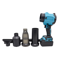 Souffleur portable 21V Turbo Jet Fan Dry Mini Jet Clean avec dépoussiéreur à air comprimé puissant, sans balais, à piles