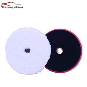 Tampon de polissage de voiture de qualité professionnelle OEM, tampon de coupe en microfibre, polisseuse <span class=keywords><strong>à</strong></span> double <span class=keywords><strong>action</strong></span> pour la correction de la peinture automobile, élimination des rayures - Product Image 1