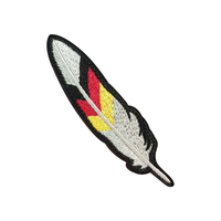Fabricant d'ailes personnalisées patchs de broderie personnalisés thermopresse à coudre sur des patchs brodés