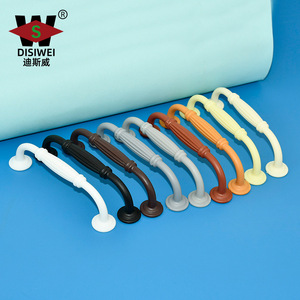 Manijas de plástico Disiwei de 96 mm con doble orificio en forma de arco para puertas de armarios y cajones - Product Image 2