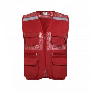 Gilet de sécurité réfléchissant en maille pour ouvriers du bâtiment, personnalisable, conçu pour l'extérieur, gilet de sécurité réfléchissant sur mesure - Product Image 4