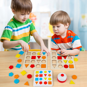 Rompecabezas de Madera Montessori Sky para el Desarrollo del Pensamiento Lógico Infantil, Juego Educativo de Combinación de Formas, Certificado EN71, para Niños de <span class=keywords><strong>5</strong></span> a 7 <span class=keywords><strong>Años</strong></span> - Product Image 4