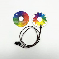 Lunettes de photographie diffractive, verre AR, lentille à réseau de diffraction, disque circulaire en plastique