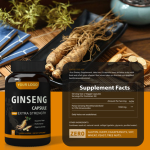 Cápsulas de Extracto de Ginseng Rojo Coreano Ausreson Health, Suplemento Energético para el Cuidado de la Piel, Cápsulas de Maca y Ginseng para Hombres - Product Image 3