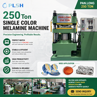Presse hydraulique de 250 tonnes à commande PLC pour la fabrication de plaques de mélamine et la production de services de vaisselle en mélamine