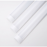 Lampe LED de bureau en aluminium étanche pour intérieur, type batten, SMD 2835, purification, 18W/28W/36W/48W, 3000K/4500K/6000K